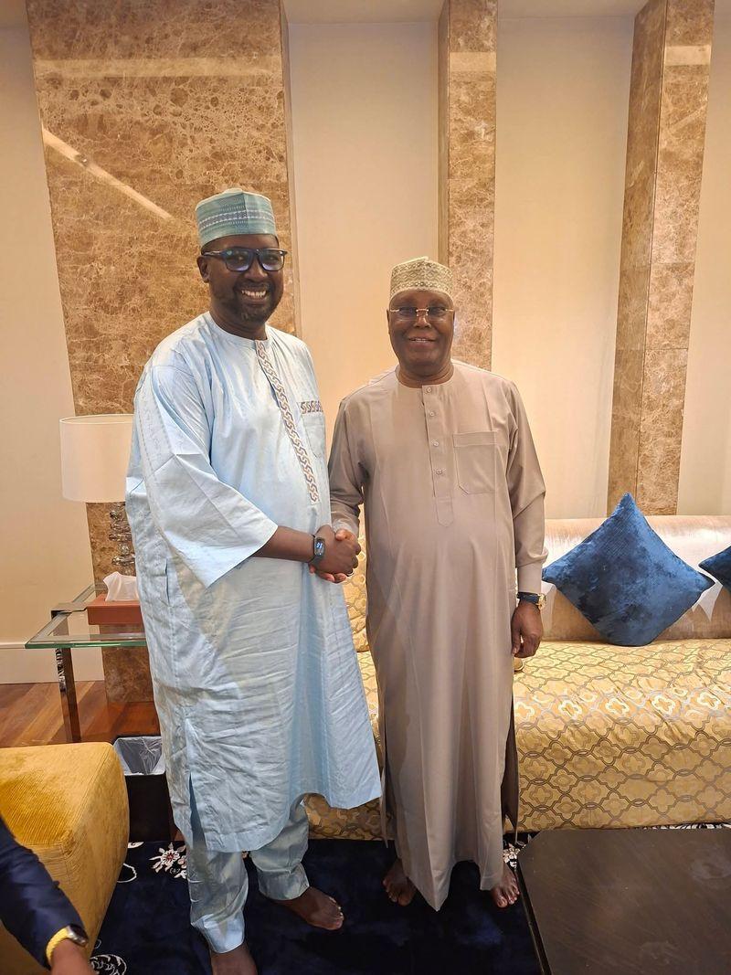 Political gathering in Jigawa State marking the defection of former Ringim LGA chairman Shehu Sule Udi from the All Progressives Congress to the African Democratic Congress.