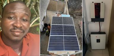 People react to Nigerian man's purchase of N2.2m solar setup to avoid relying on the national grid.