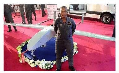 Nigerian military engineeer, Lieutenant Nkemdilim Anulika Ofodile developed Nigeria’s first indigenous military drone, the Tsaigumi UAV.
