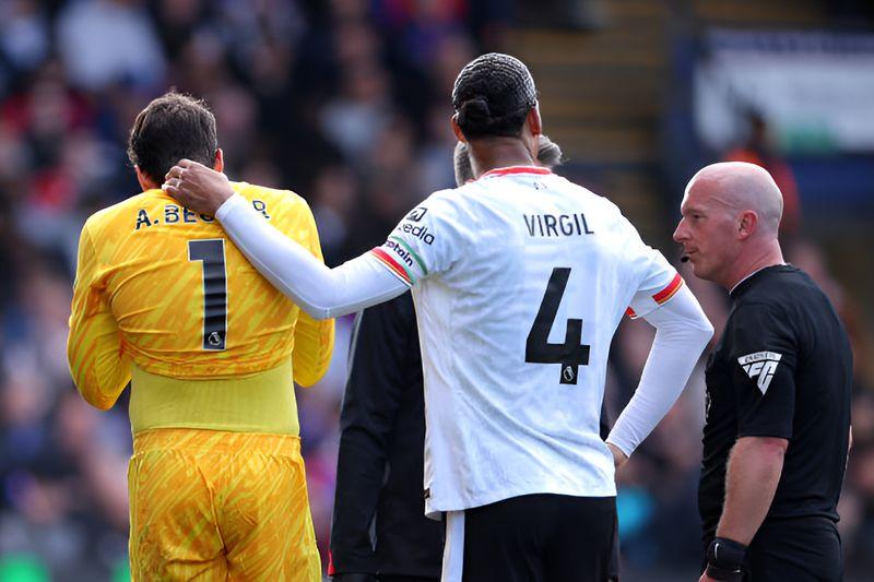 Caoimhin Kelleher missed the game due to illness, adding to Liverpool’s goalkeeping issues.
