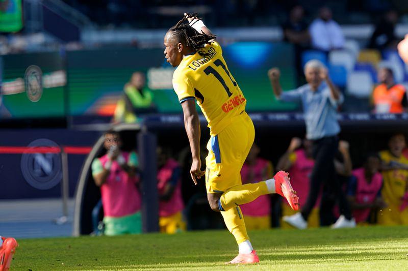 Super Eagles forward Lookman’s double broke Napoli’s three-game clean sheet streak
