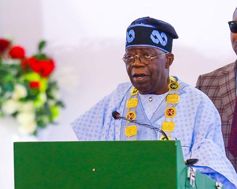 President Bola Tinubu during a cabinet meeting, discussing performance evaluations with ministers ahead of an imminent reshuffle.
