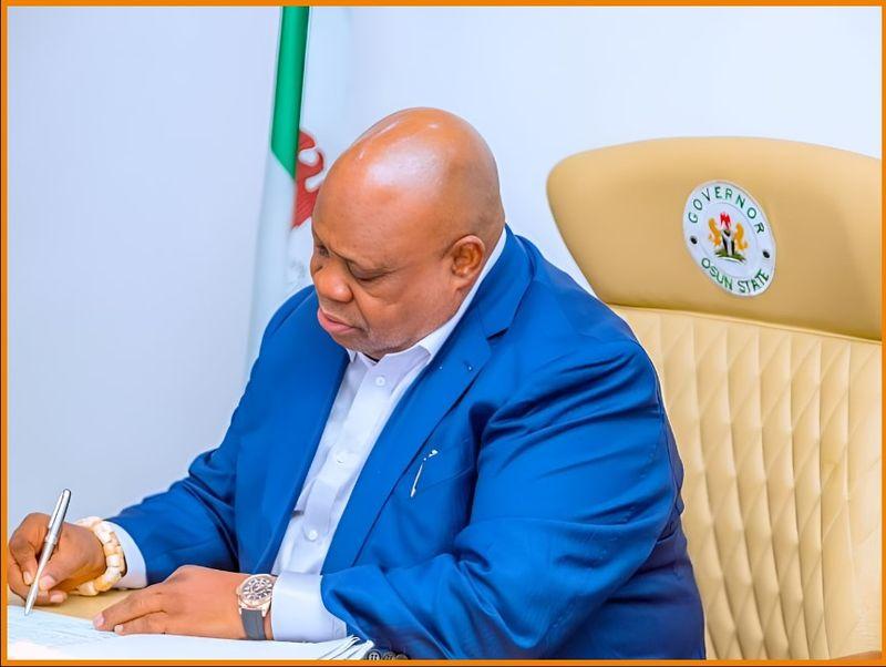 Ademola Adeleke, governor of Osun State, says he never trying defecting to the ruling party, APC. 