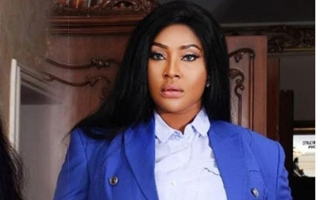Nollywood actresses Angela Okorie and Mercy Johnson, highlighting reconciliation after past disagreements in the film industry.
