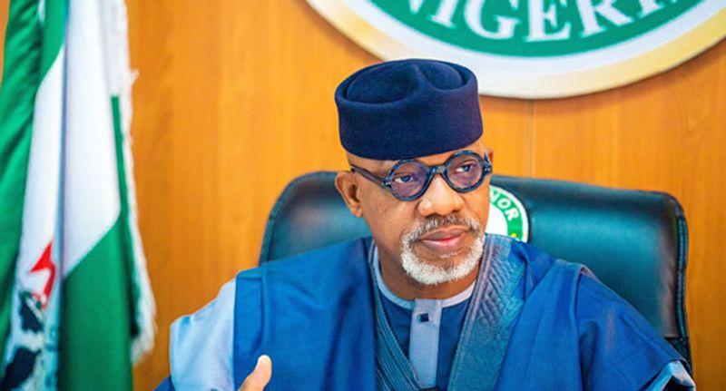 Governor Dapo Abiodun speaking to journalists at the APC National Convention in Abuja about Ogun State’s economic growth.