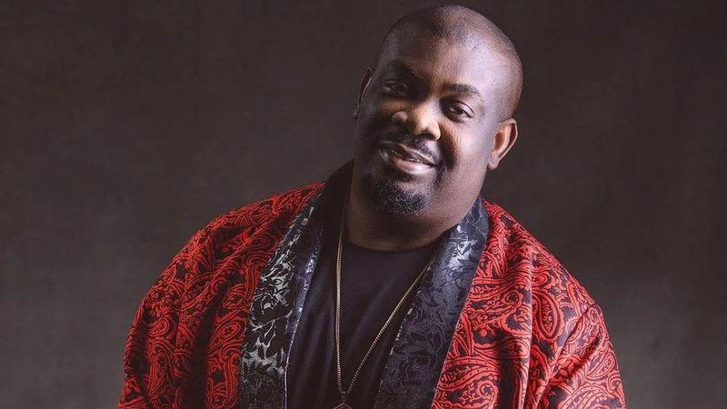 Don Jazzy speaking during a podcast interview about Afrobeats music creation and the Mo’Hits Records era.