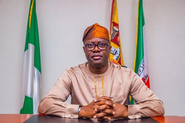 Governor Seyi Makinde speaking at the opposition summit in Ibadan where his “Operation Wetie” remarks sparked debate.