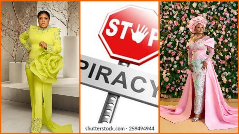 Nollywood actress released a video that warns against piracy
