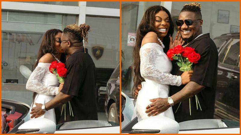 Rapper CDQ and Vanessa Okoye share romantic kiss photos
