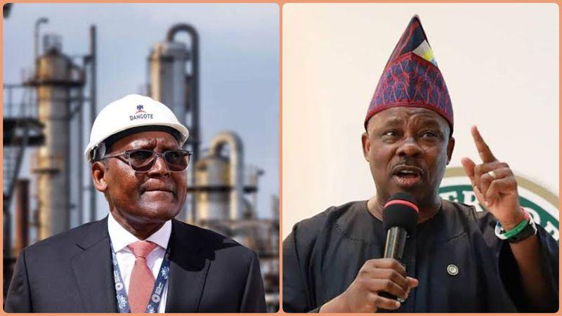 Dangote claimed Amosun demolished his cement factory twice, while Amosun challenged the legitimacy of the project.