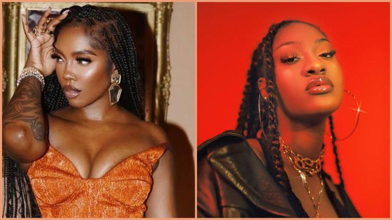 Tems and Tiwa Savage leave fans gushing following their link up video 
