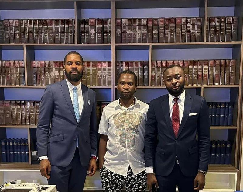 Speed Darlington finally regains freedom after five days of detention 
