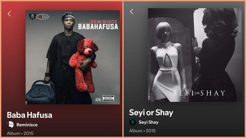 15 Nigerian albums marking 10 years anniversary in 2025 
