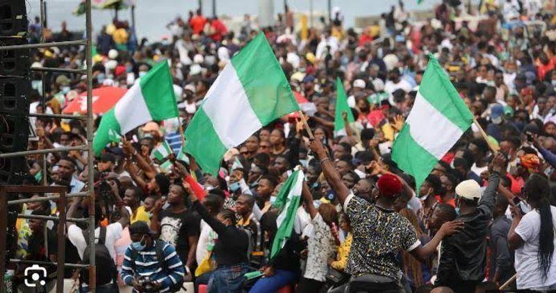 Protesters gathered on Nigeria’s Independence Day, demanding reforms to address economic and political challenges.
