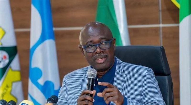 Minister of State for Petroleum Resources Heineken Lokpobiri addressed stakeholders at a summit in Lagos.