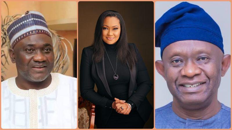 Collage of the three senators representing Kogi State in the 10th National Assembly.
