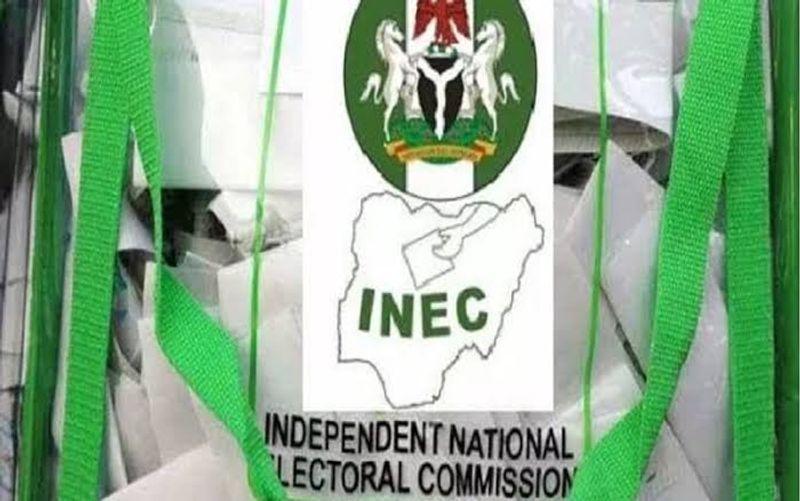 The Independent National Electoral Commission (INEC) conducting a signature verification for a recall petition.