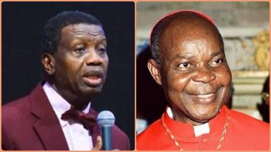 Cardinal Anthony Olubunmi Okogie criticised Pastor Adeboye for his church expansion plan. 