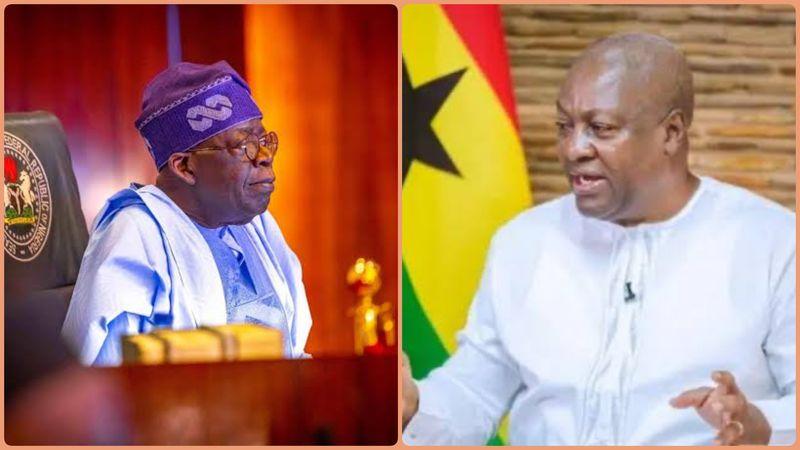 President Bola Tinubu congratulated Ghana's President-elect John Dramani Mahama.