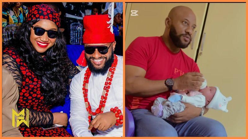 Yul Edochie and Judy Austin claimed to welcome a third child, but netizens noticed the video was old
