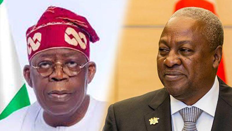 President Bola Tinubu congratulated Ghana's President-elect John Mahama on his election victory
