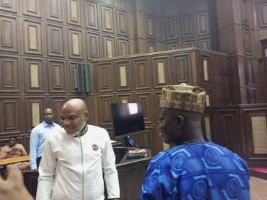 Federal High Court in Abuja announces new trial date for Nnamdi Kanu on March 21, 2025, following case reassignment to Justice Omotosho.
