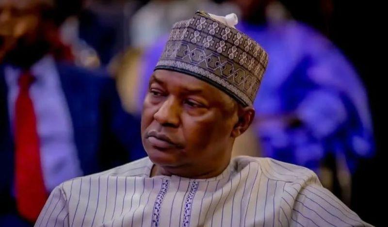 Former Attorney General Abubakar Malami speaking during a legal proceeding as he contests EFCC asset forfeiture orders in court.