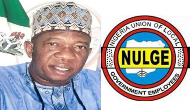 Hakeem Ambali, National President of NULGE, speaks to the press about the signing of the local government autonomy agreement
