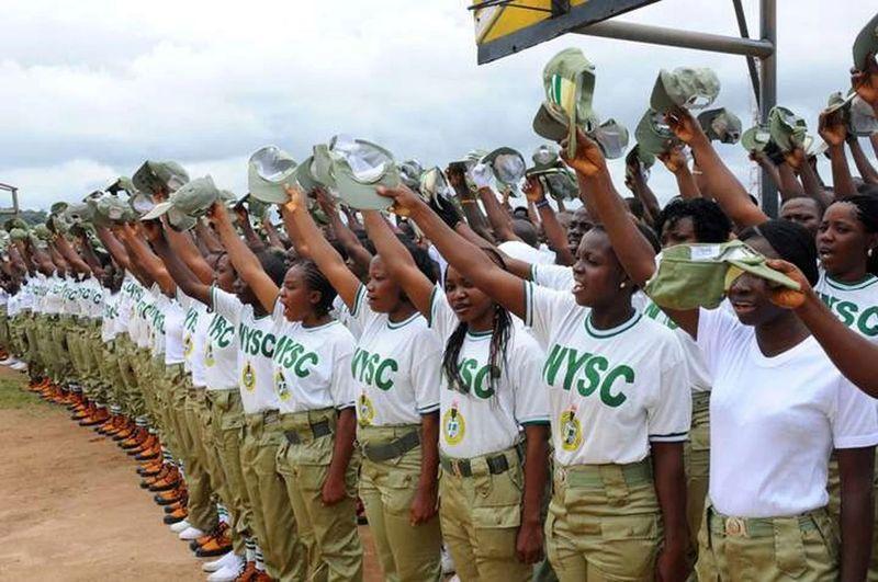 NYSC members attending the 2024 Batch 'C' Orientation Course, now eligible for postings in private sector industries like banking and oil.
