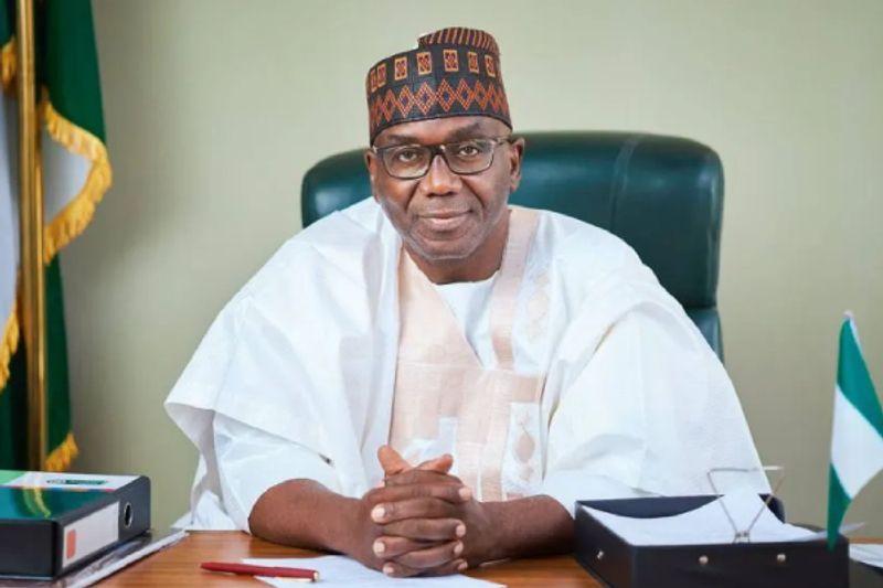 Governor AbdulRahman AbdulRazaq speaking at an APC meeting with aspirants ahead of primaries in Kwara State.