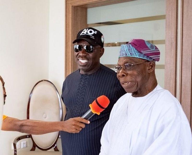 Governor Godwin Obaseki at the reopening ceremony of the Stella Obasanjo Hospital in Benin City.
