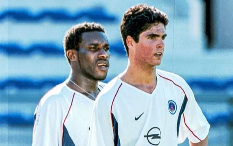 Mikel Arteta and Jay-Jay Okocha played together at Paris Saint-Germain, with Arteta praising Okocha's exceptional talent.
