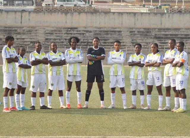 Osun Babes FC players on the pitch, affected by a three-point deduction and ₦2.5 million fine after missing a league match against FC Robo Queens.
