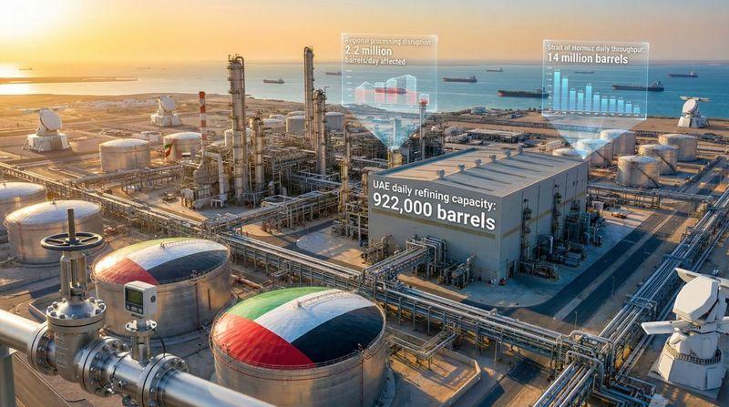 Following a drone attack, the UAE has temporarily closed its Ruwais Refinery, while Aramco warns that the incident could trigger global oil market instability.
