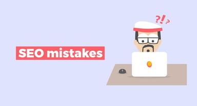 Beginner blogger analysing website SEO performance on a laptop with keyword research and analytics tools.
