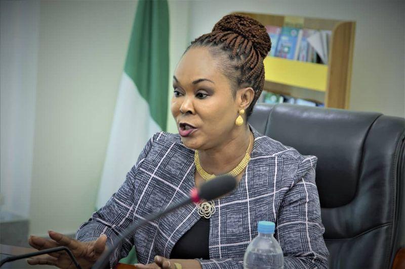 Barrister Uju Kennedy highlighting the importance of women's collective efforts in driving economic growth. 
