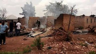 Armed security response and aftermath in Benue State communities following attacks in Apa and Otukpo local government areas.