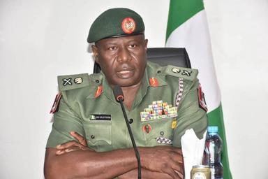 Major General Olufemi Oluyede, newly appointed Acting Chief of Army Staff.
