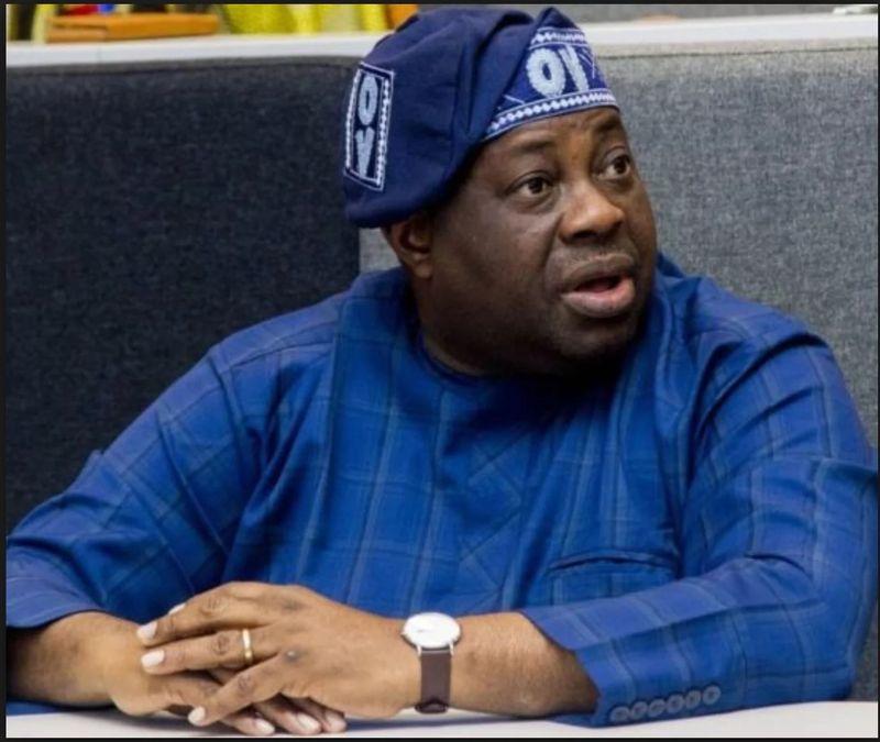 Dele Momodu speaking during an interview, emphasising the African Democratic Congress’s internal decision-making process.