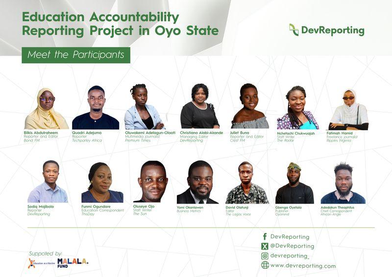 TheRadar’s Nchetachi Chukwuajah is among 14 journalists selected for DevReporting’s Education Accountability Reporting project in Oyo State
