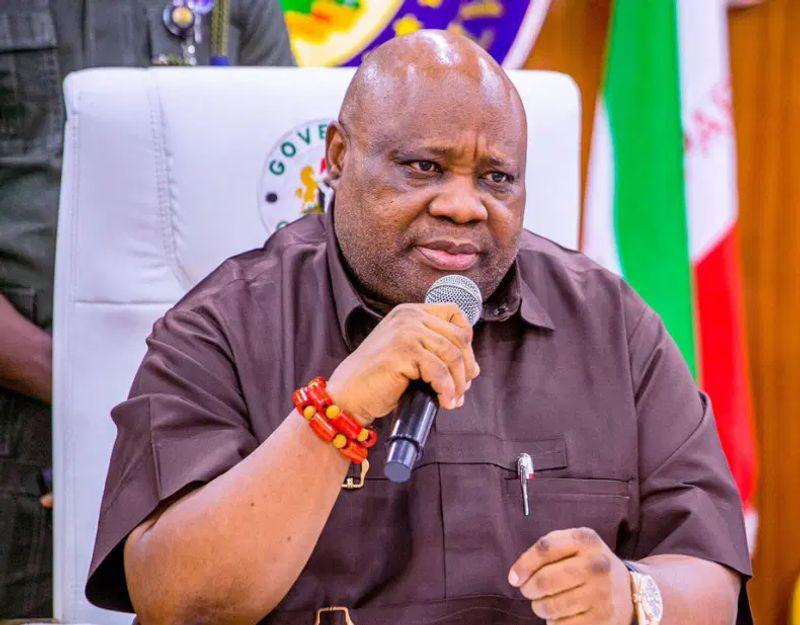 Governor Ademola Adeleke of Osun State addressing residents on security concerns and denying rumours of school kidnappings across the state.