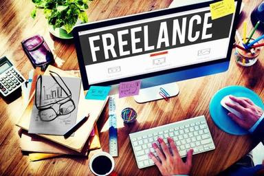 A Nigerian freelancer comparing Upwork, Fiverr, Toptal, Contra and LinkedIn on a laptop while searching for remote work opportunities.