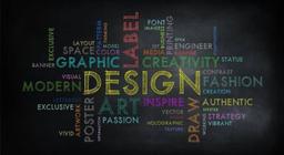 Beginner graphic designer using free design tools on a laptop to create digital artwork.
