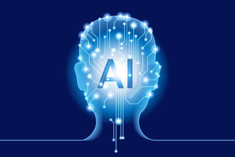 Nigerian small business owner using AI-powered tools on a laptop to manage customer service, marketing campaigns, finances, and daily business operations.