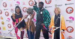 Cosplayers at a Nigerian anime event in Lagos, 2023.
