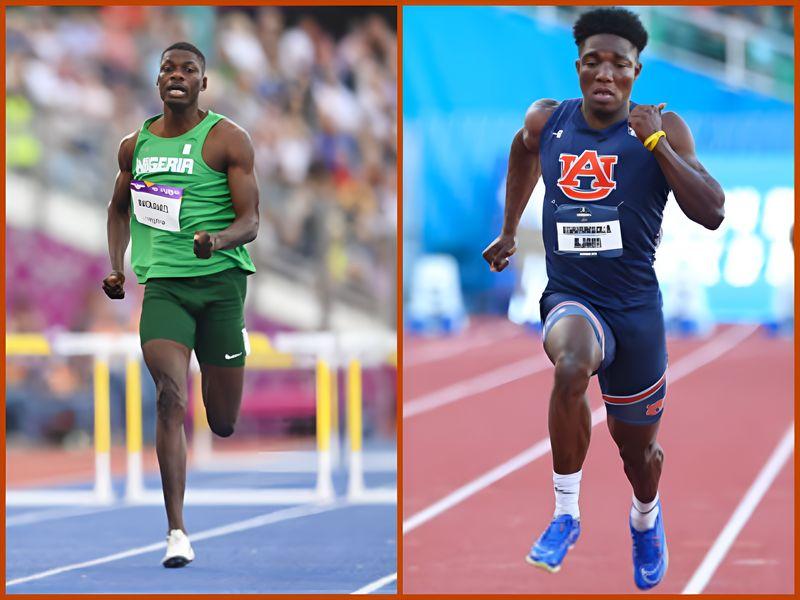 Nathaniel became the first African and NCAA athlete to run sub-45s indoors in 2025