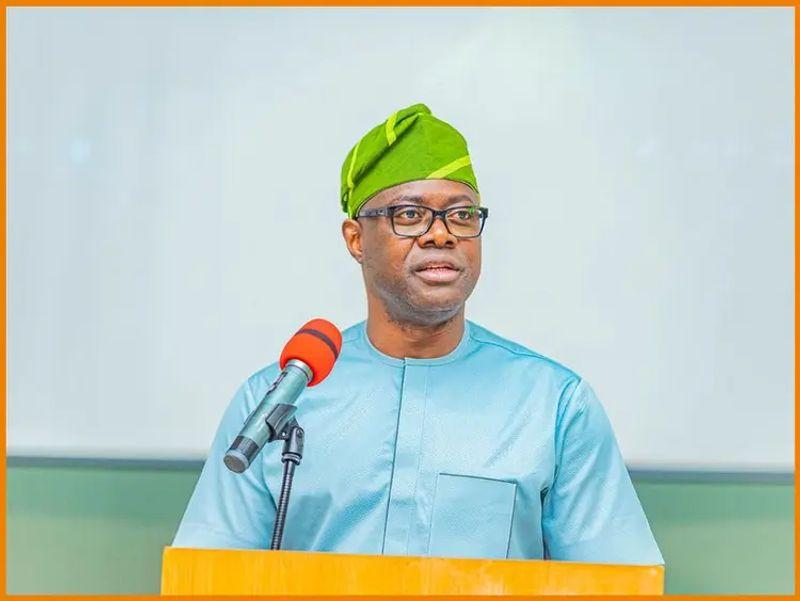 Oyo State Governor Seyi Makinde at a stakeholders' engagement addressing land grabbing and illegal cattle grazing issues.
