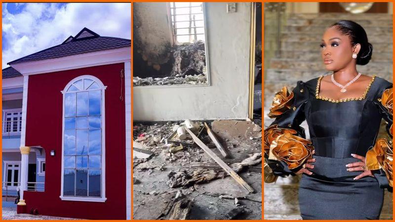 Nollywood actress Mercy Aigbe loses property to fire outbreak
