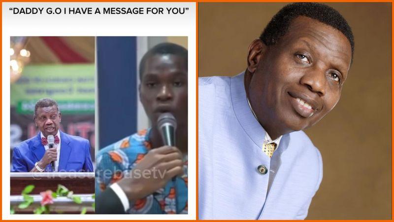 A young boy claimed to be Adeboye's successor
