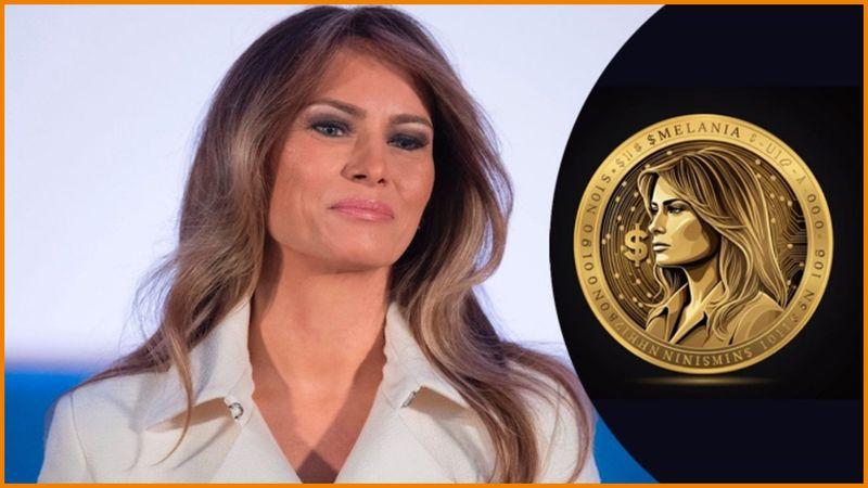 Melania Trump announces the launch of her cryptocurrency, $MELANIA.
